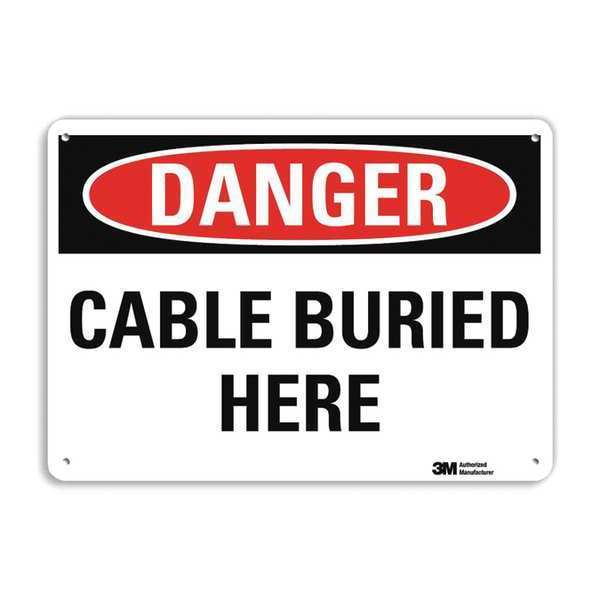 Danger Sign, 10 in H, 14 in W, Vertical Rectangle, English, U3-1142-RA_14X10