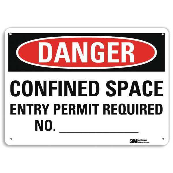 Danger Sign, 4 Hole Mount, 14inWx10inH, U3-1211-RA_14X10