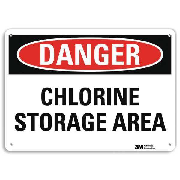 Danger Sign, 10 in H, 14 in W, Vertical Rectangle, English, U3-1175-NA_14x10