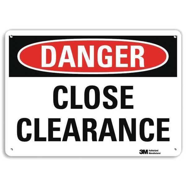Plastic Danger Sign, 4 Holes, 14