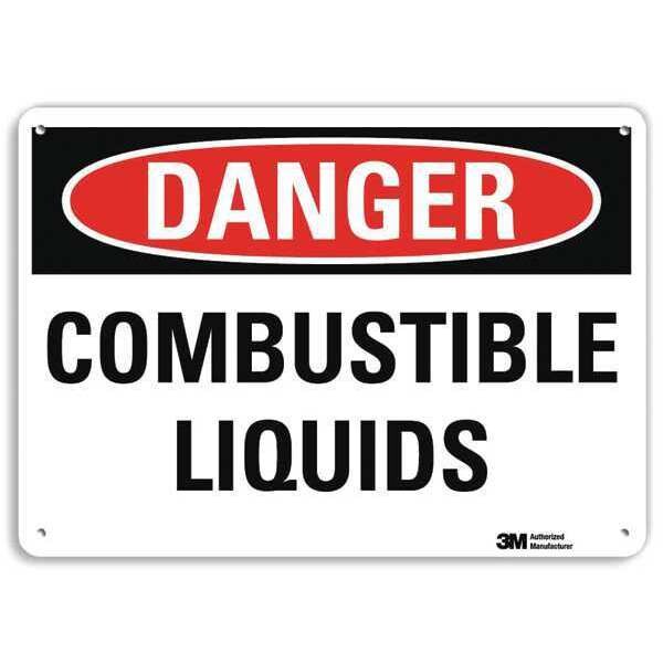 Danger Sign, 10 in H, 14 in W, Vertical Rectangle, English, U3-1183-RA_14X10