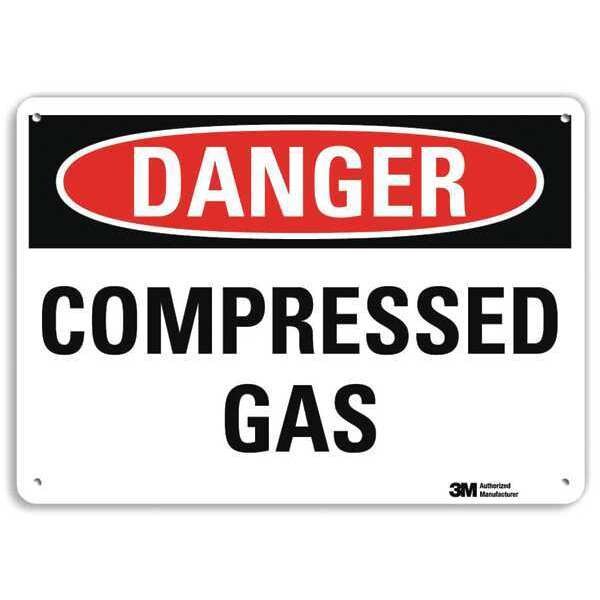 Danger Sign, 10 in H, 14 in W, Plastic, Horizontal Rectangle, English, U3-1186-NP_14X10
