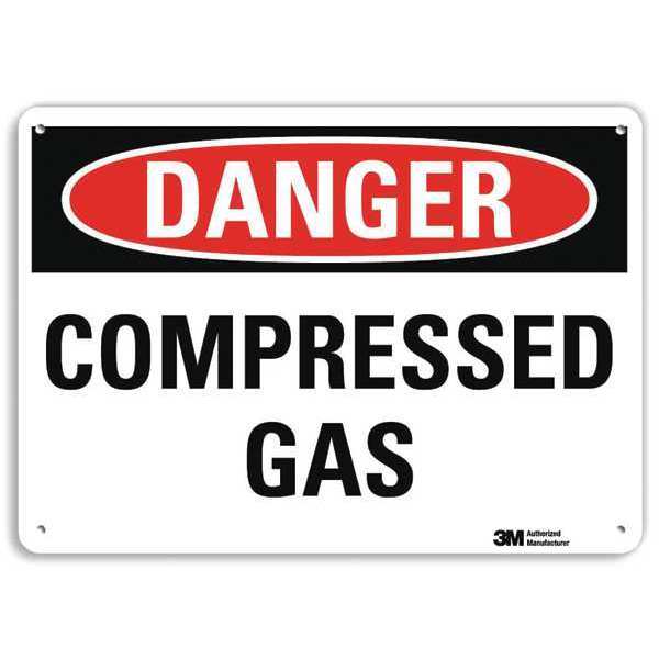 Danger Sign, 10 in H, 14 in W, Vertical Rectangle, English, U3-1186-RA_14X10
