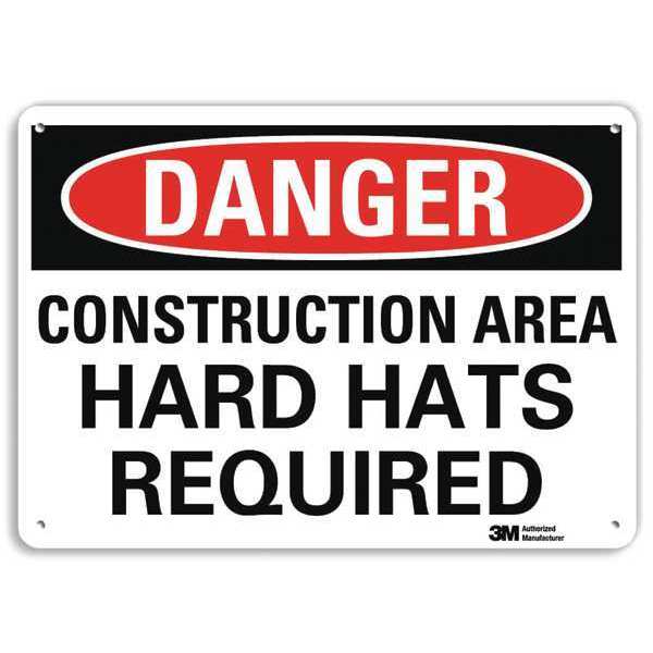 Danger Sign, 4 Hole Mount, 14inWx10inH, U3-1243-RA_14X10