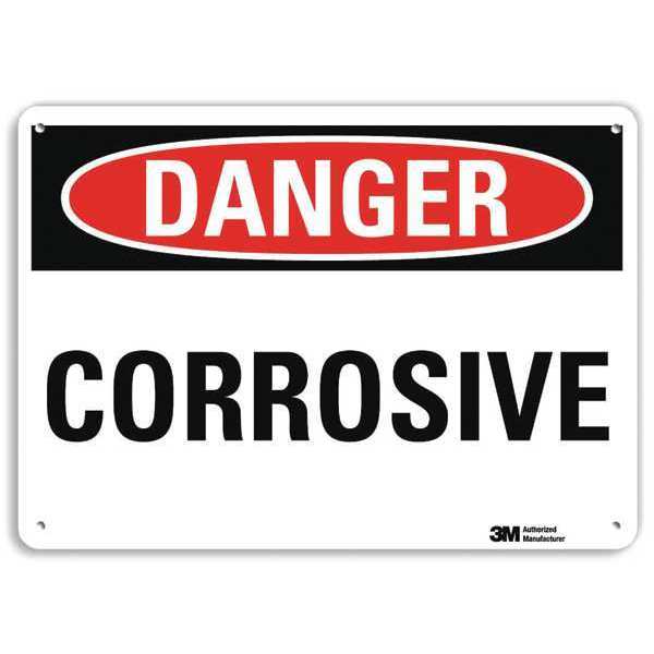 Danger Sign, 10 in H, 14 in W, Vertical Rectangle, English, U3-1268-RA_14X10