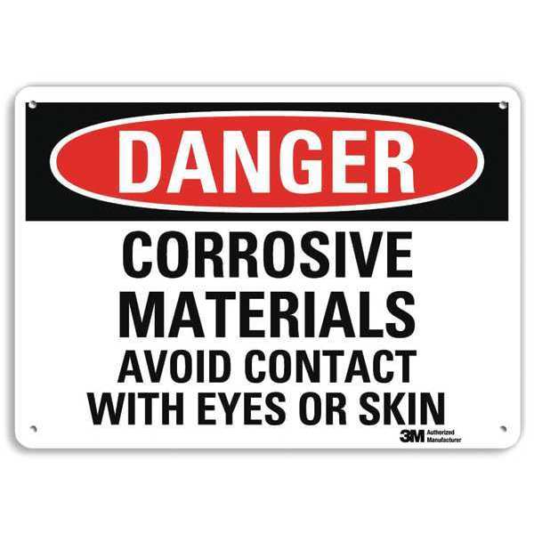 Danger Sign, 10 in H, 14 in W, Horizontal Rectangle, English, U3-1275-NA_14x10