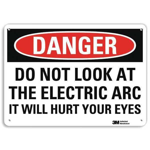 Plastic Danger Sign, 4 Holes, 10