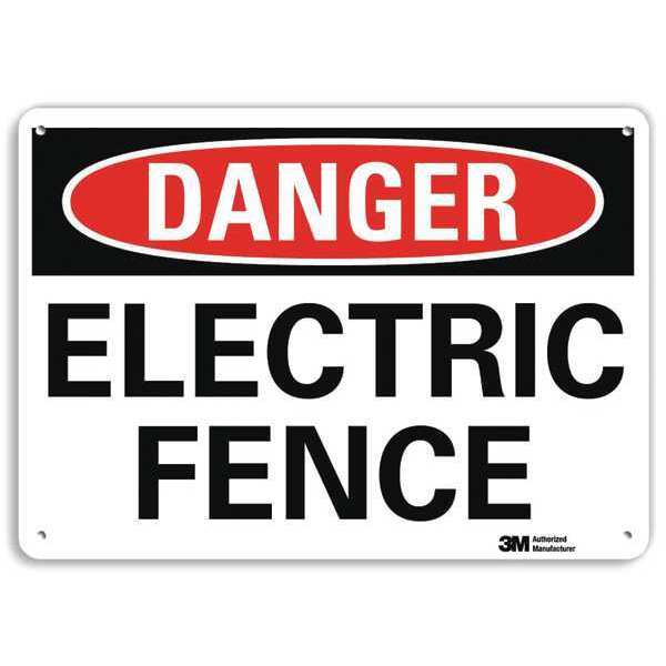 Plastic Danger Sign, 4 Holes, 10
