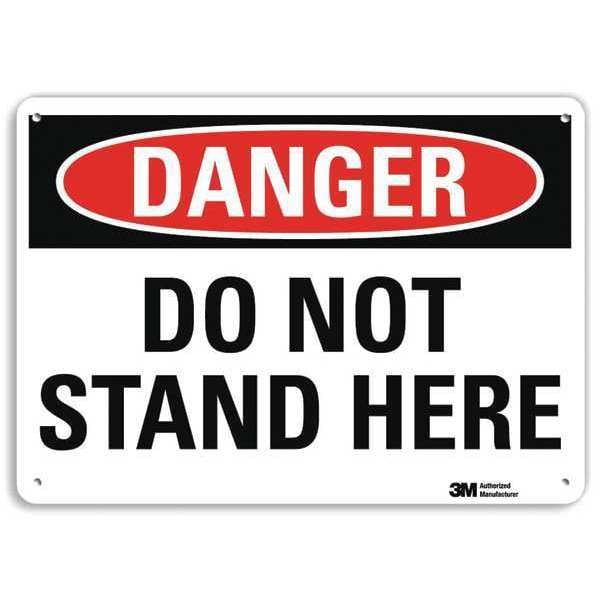 Plastic Danger Sign, 4 Holes, 14