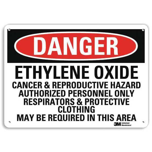Danger Sign, 4 Hole Mount, 14inWx10inH, U3-1429-RA_14X10
