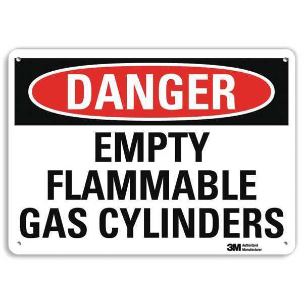 Danger Sign, 10 in H, 14 in W, Vertical Rectangle, English, U3-1423-RA_14X10