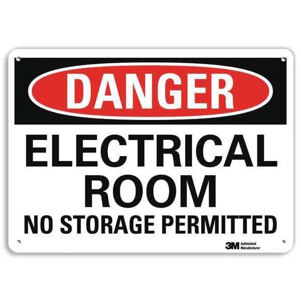 Danger Sign, 4 Hole Mount, 14inWx10inH, U3-1410-RA_14X10