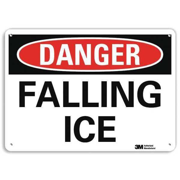 Danger Sign, 7 in H, 10 in W, Plastic, Vertical Rectangle, English, U3-1464-NP_10X7