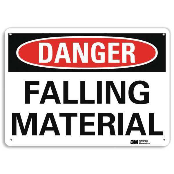 Danger Sign, 7 in H, 10 in W, Plastic, Vertical Rectangle, English, U3-1465-NP_10X7