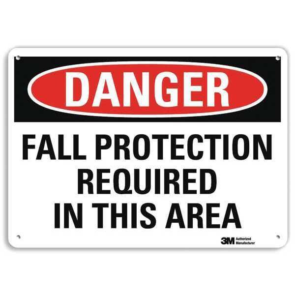 Plastic Danger Sign, 4 Holes, 10