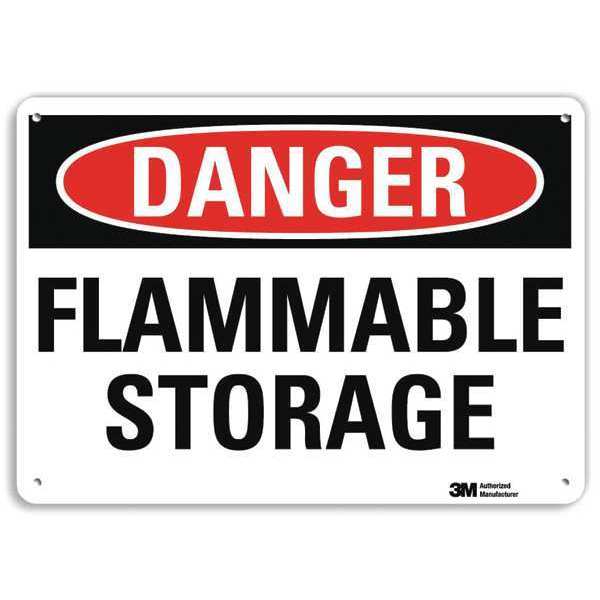 Danger Sign, 7 in H, 10 in W, Plastic, Vertical Rectangle, English, U3-1508-NP_10X7