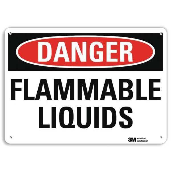 Danger Sign, 10 in H, 14 in W, Horizontal Rectangle, English, U3-1484-NA_14x10