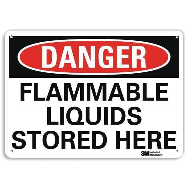 Danger Sign, 7 in H, 10 in W, Plastic, Vertical Rectangle, English, U3-1490-NP_10X7