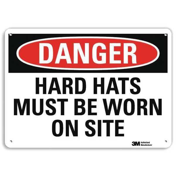 Danger Sign, 4 Hole Mount, 14inWx10inH, U3-1558-RA_14X10