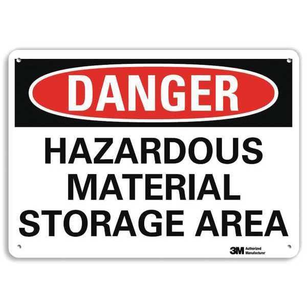 Danger Sign, 10 in H, 14 in W, Vertical Rectangle, English, U3-1572-RA_14X10