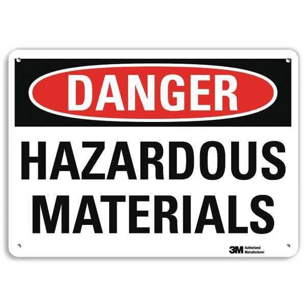 Danger Sign, 10 in H, 14 in W, Horizontal Rectangle, English, U3-1574-NA_14x10