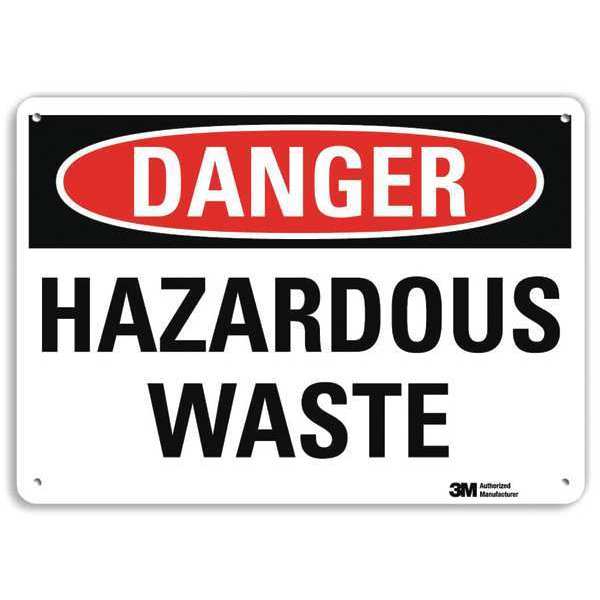 Danger Sign, 10 in H, 14 in W, Horizontal Rectangle, English, U3-1579-NA_14x10