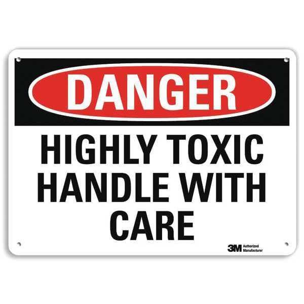 Danger Sign, 10 in H, 14 in W, Horizontal Rectangle, English, U3-1647-NA_14x10