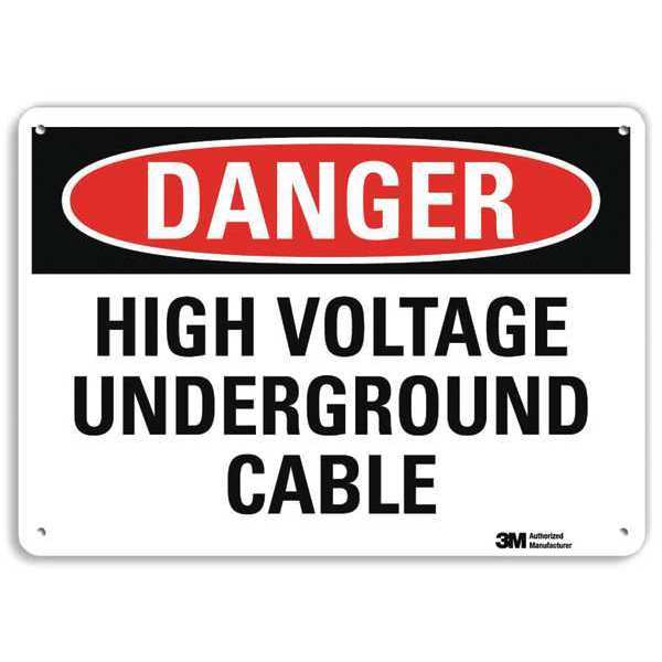Plastic Danger Sign, 4 Holes, 10
