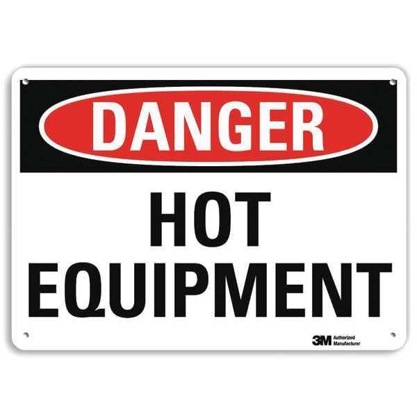 Danger Sign, 7 in H, 10 in W, Plastic, Vertical Rectangle, English, U3-1655-NP_10X7