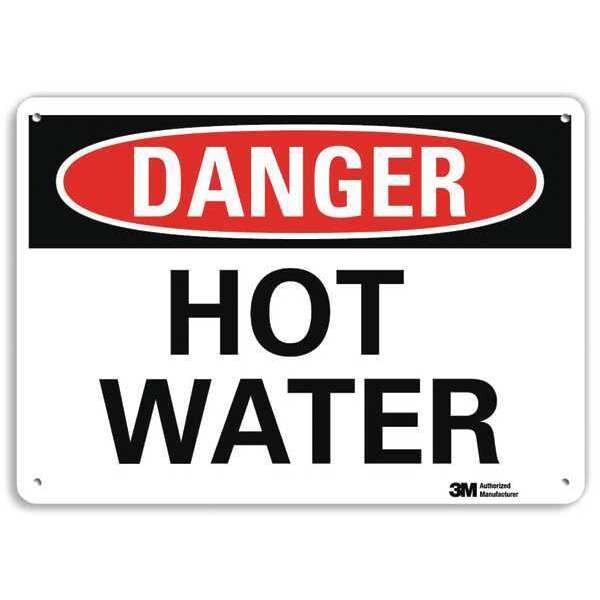 Danger Sign, 10 in H, 14 in W, Plastic, Horizontal Rectangle, English, U3-1661-NP_14X10