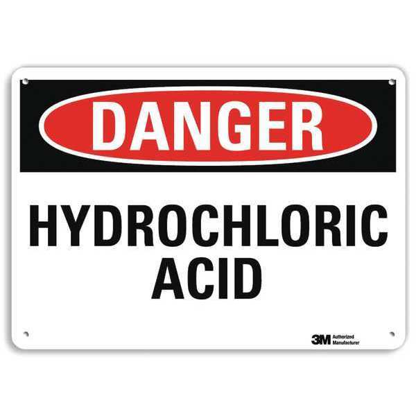 Danger Sign, 10 in H, 14 in W, Horizontal Rectangle, English, U3-1665-NA_14x10