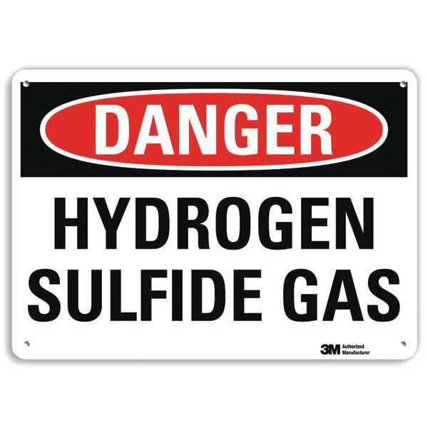 Danger Sign, 10 in H, 14 in W, Vertical Rectangle, English, U3-1672-RA_14X10