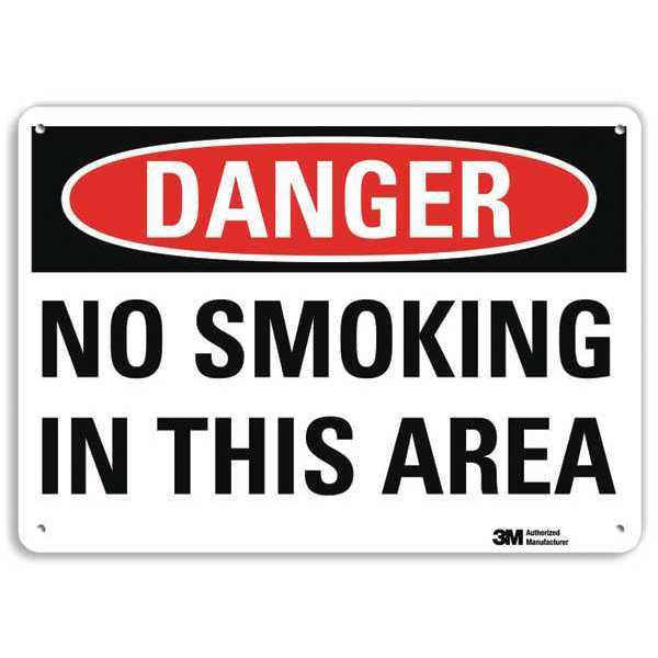 Danger No Smoking Sign, 10