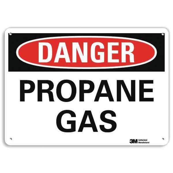 Danger Sign, 7 in H, 10 in W, Plastic, Vertical Rectangle, English, U3-1936-NP_10X7