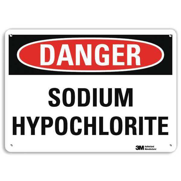 Danger Sign, 10 in H, 14 in W, Horizontal Rectangle, English, U3-1985-NA_14x10