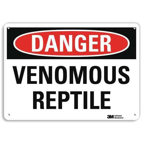 Danger Sign, 4 Hole Mount, 14inWx10inH, U3-2038-RA_14X10