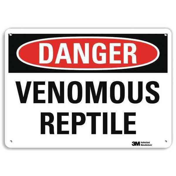 Plastic Danger Sign, 4 Holes, 14