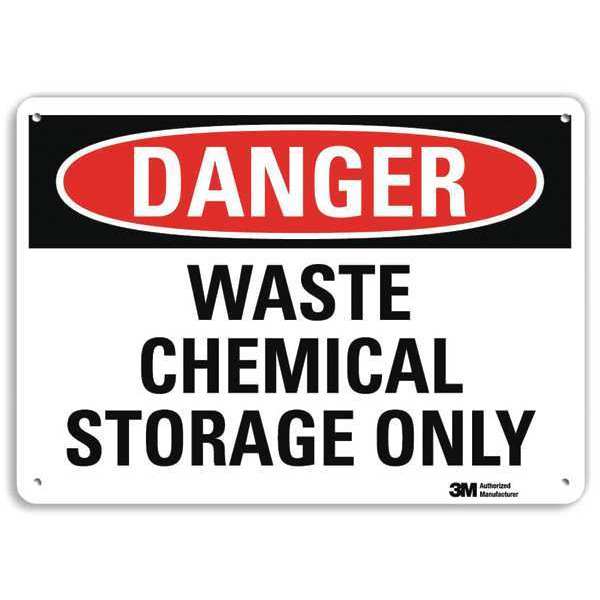Danger Sign, 10 in H, 14 in W, Horizontal Rectangle, English, U3-2039-NA_14x10