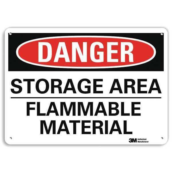 Danger Sign, 10 in H, 14 in W, Vertical Rectangle, English, U3-1996-RA_14X10