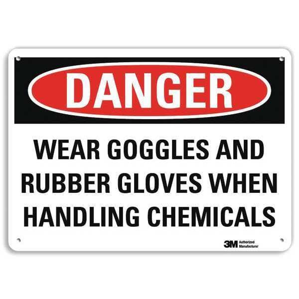 Plastic Danger Sign, 4 Holes, 14