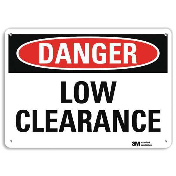 Danger Sign, 4 Hole Mount, 14inWx10inH, U3-1779-RA_14X10