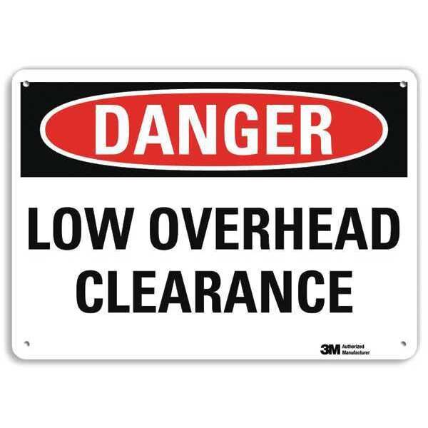 Danger Sign, 4 Hole Mount, 14inWx10inH, U3-1781-RA_14X10