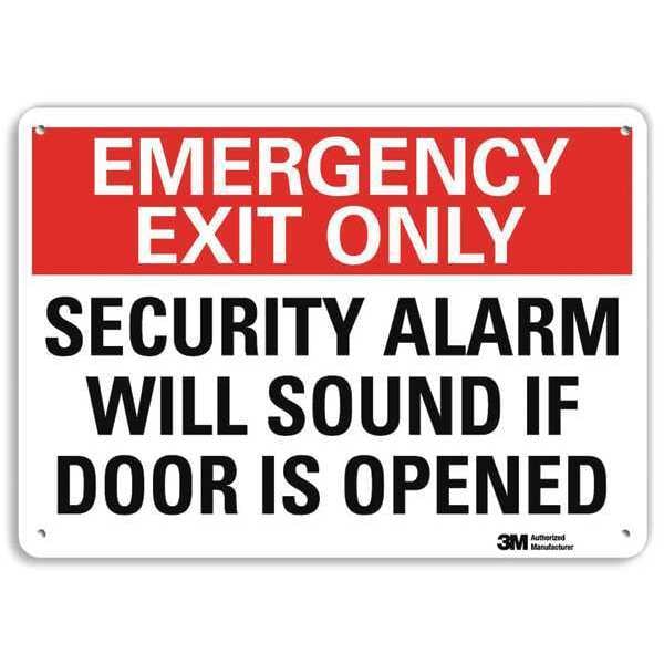 Danger Sign, 7 in x 14 in, Aluminum