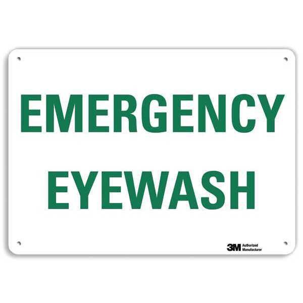 Safety Sign, 10 in Height, 14 in Width, Aluminum, Horizontal Rectangle, English, U7-1102-RA_14X10