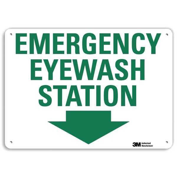 Safety Sign, 10 in Height, 14 in Width, Aluminum, Horizontal Rectangle, English, U7-1107-RA_14X10