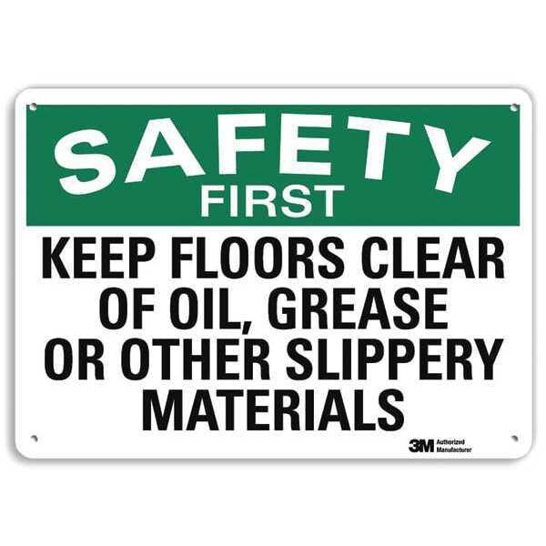 Safety First Sign, 14