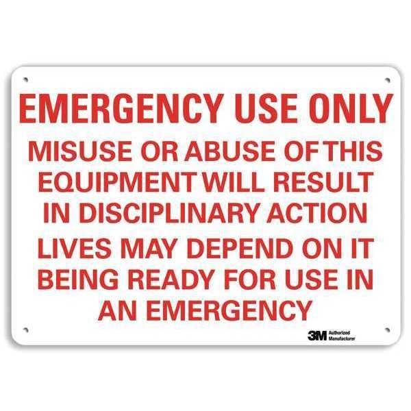 Plastic Safety Sign, 10