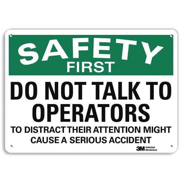Safety First Sign, 14