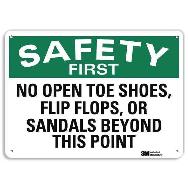 Plastic Safety Sign, 10