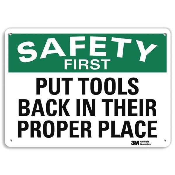 Safety First Sign, 10